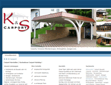 Tablet Screenshot of ks-carport.de